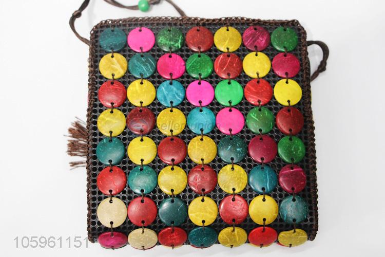 Fashion Style Colorful Beads Messenger Bag Ladies Bag