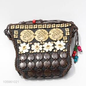 Unique Design Handmade Coconut Shell Accessories Messenger Bag