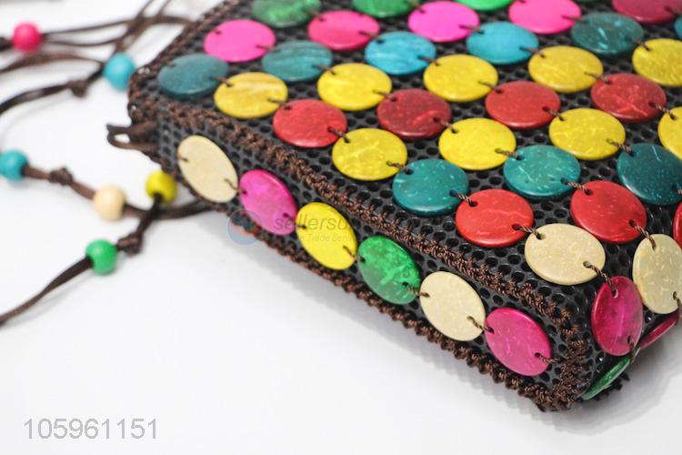 Fashion Style Colorful Beads Messenger Bag Ladies Bag