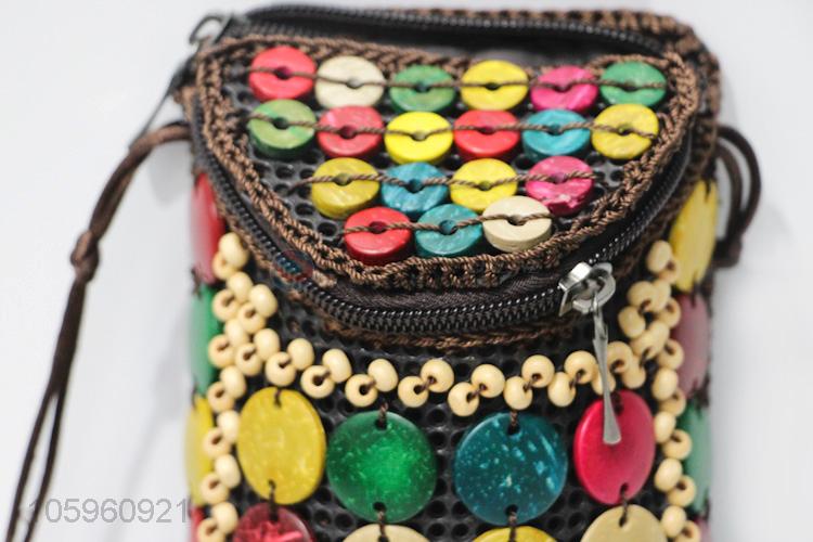 Best Sale Classic Beads Zipper Coin Bag/Phone Bag