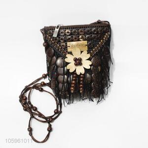Fashion Style Flower Accessories Beads Messenger Bag