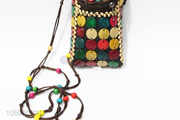 Best Sale Classic Beads Zipper Coin Bag/Phone Bag