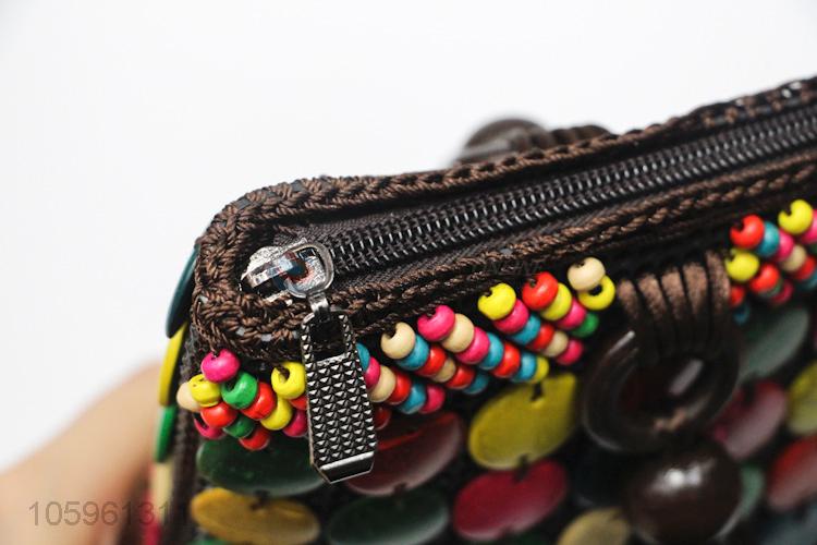 Modern Style Colorful Coconut Shell Accessories Shoulder Bag