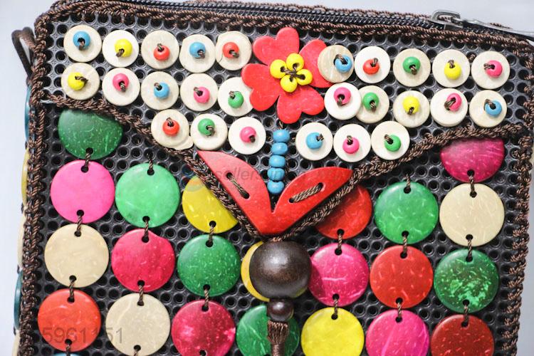 Fashion Style Colorful Beads Messenger Bag Ladies Bag