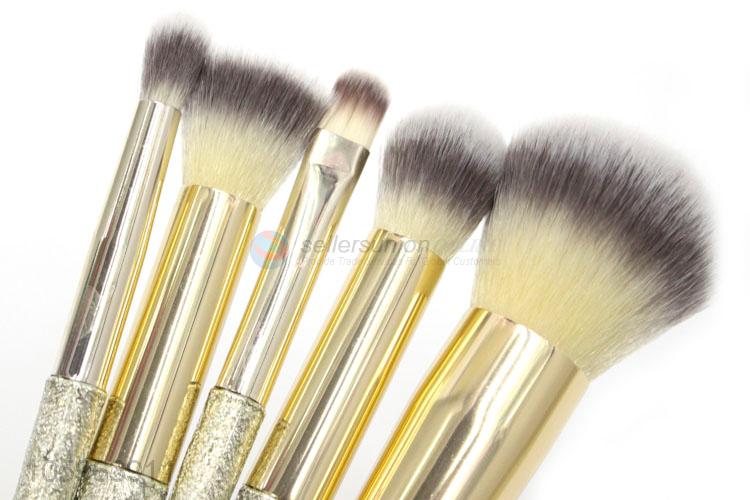 Factory low price 10 pcs cosmetic beauty make up tools synthetic makeup brush set