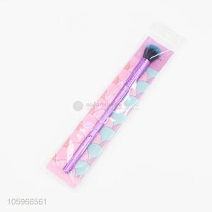 Custom nylon hair plastic handle large eye <em>shadow</em> <em>brush</em> makeup <em>brush</em>