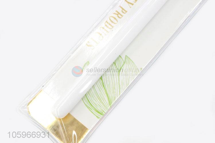 Best sale plastic white handle mini eye shadow brush