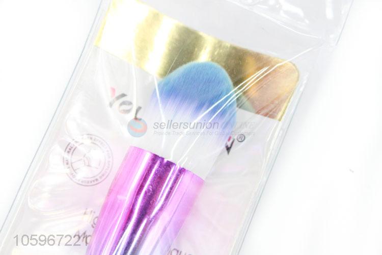 New design colorful handle powder blush foundation brush cosmetics tool