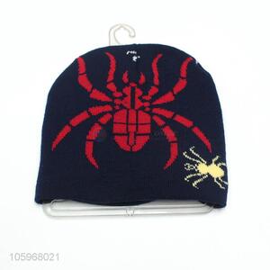 New arrival spider pattern winter knit warm hat