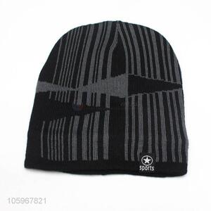 Bottom price winter hat women/men beanie plus velvet knitted warm caps