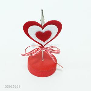 China Factory Supply Love Pictures Memo Clip Stand