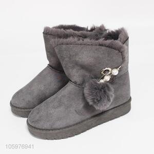 Hot Sale Winter Women Grey Snow Boots