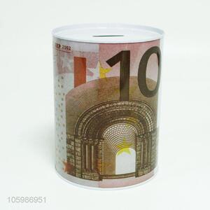 Good Quality Metal Money Box Cylindrical Piggy Bank