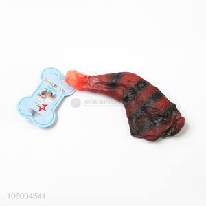 Wholesale unique design pet toys like a meat