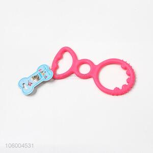 Wholesale rubber molars resistant to bite rubber rings interactive pull ring pet toys