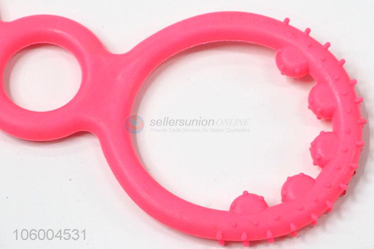 Wholesale rubber molars resistant to bite rubber rings interactive pull ring pet toys