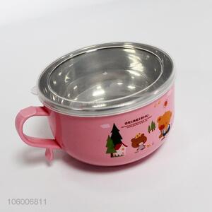Wholesale cute colourful stainless steel kids <em>bowls</em> with lid