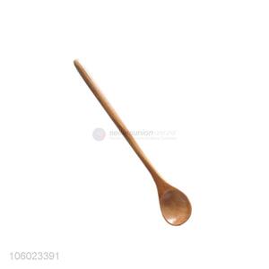 Good Sale Thin Long Handle Wooden Coffee Spoon