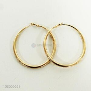 Best gift jewelry gold color alloy earrings
