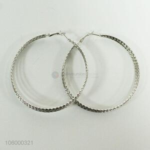 Fashion Simple Style Silver Alloy Earrings