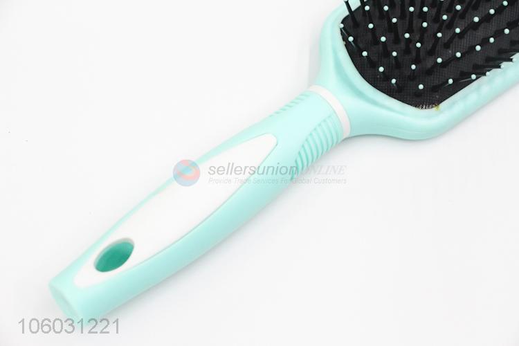 Custom Colorful Non-Slip Handle Plastic Massage Hair Brush