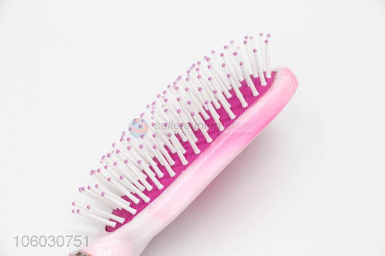 Lovely Design Plastic Massage Hair Brush Fashion Comb