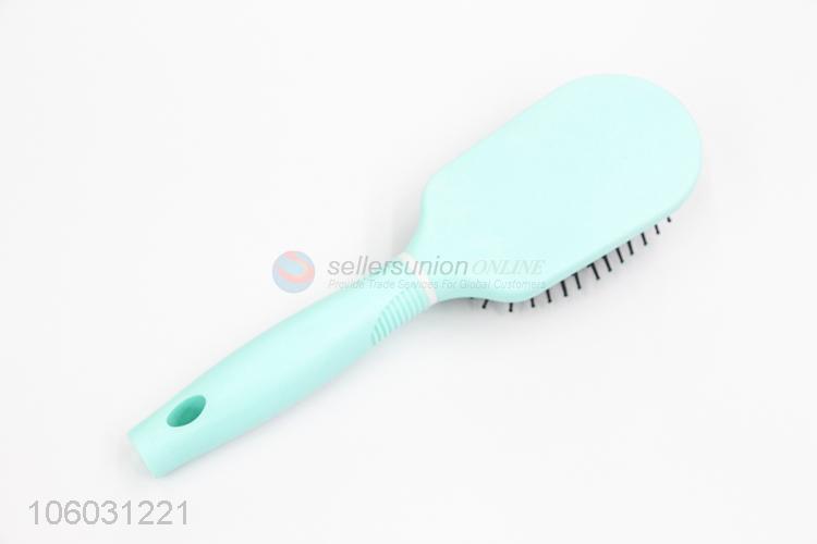 Custom Colorful Non-Slip Handle Plastic Massage Hair Brush