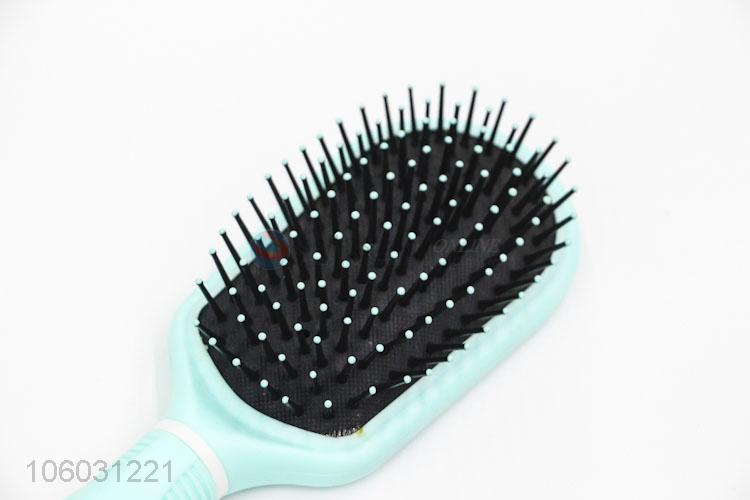 Custom Colorful Non-Slip Handle Plastic Massage Hair Brush