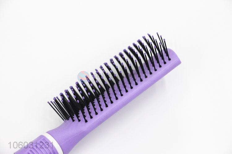 Top Quality Plastic Hair Brush With Non-Slip Handle