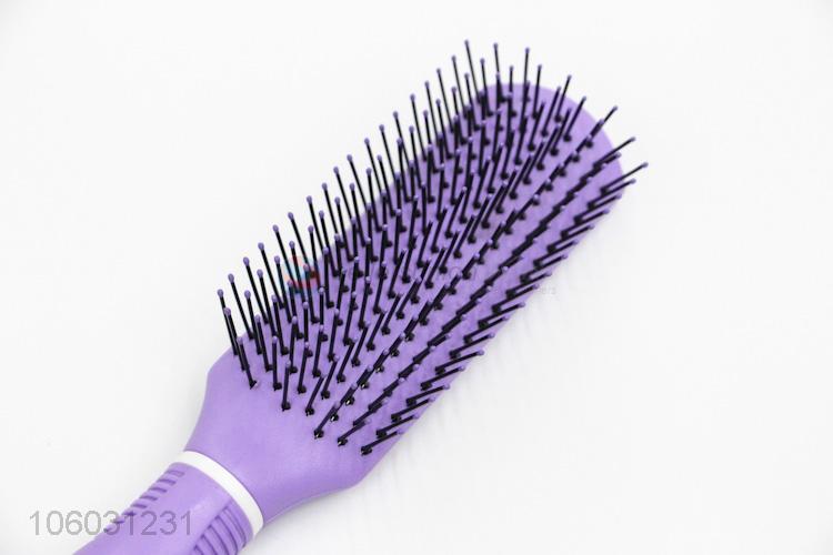 Top Quality Plastic Hair Brush With Non-Slip Handle
