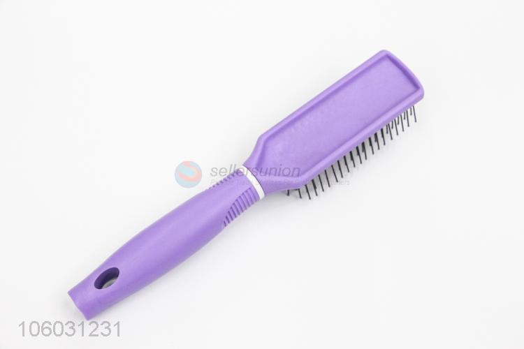 Top Quality Plastic Hair Brush With Non-Slip Handle