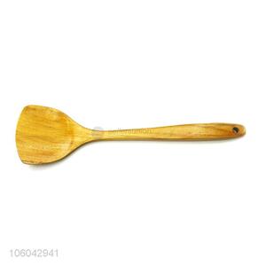Low price 100% wood kitchen utensils pancake turner wholesale