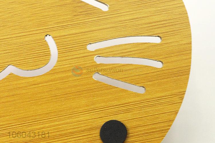 Hot selling cat shape placemat table mat bamboo kitchen tools