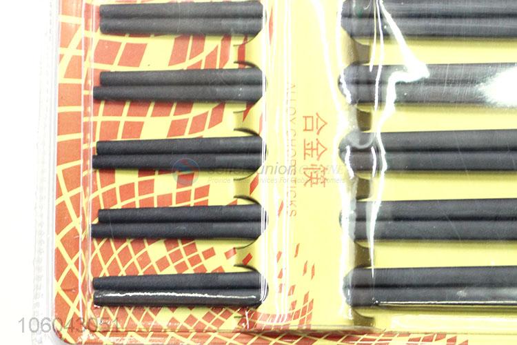 China suppliers wholesale reusable alloy chopsticks alloy cutlery