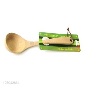 Good quality eco-friendly home use wooden soup ladle soup spoon