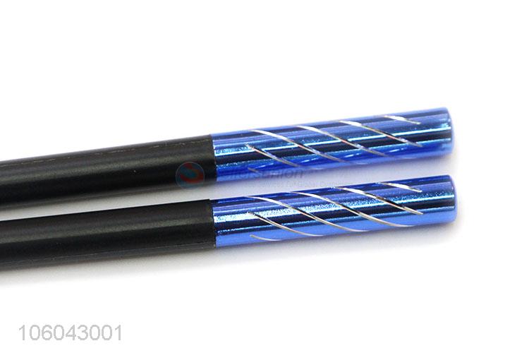 China maker personalized custom cheap  reusable alloy chopsticks