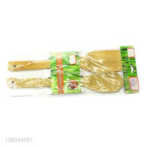 Superior quality eco-friendly wooden cooking spoon pancake turner set
