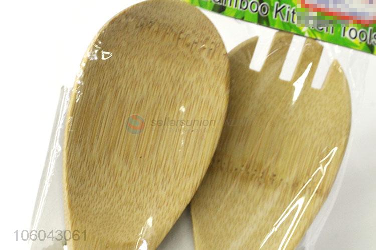 100% bamboo kitchen utensils pancake turner set