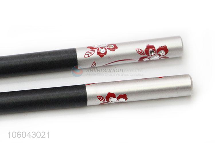Good sale personalized custom cheap  reusable alloy chopsticks