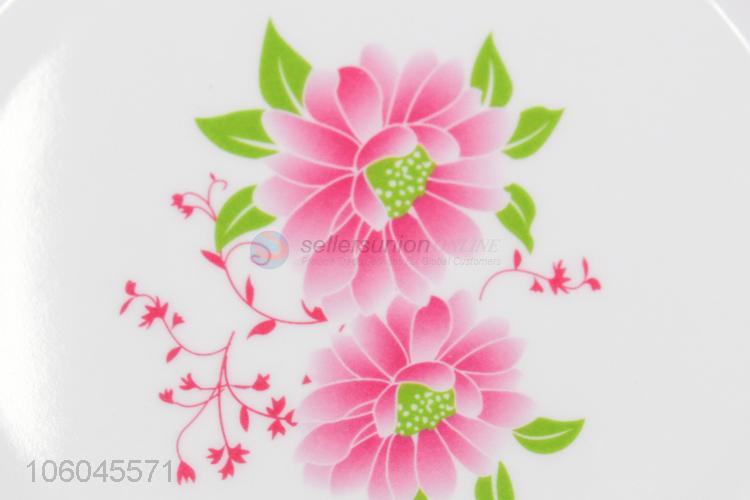 Good quality round melamine dinner plate homeware daily use