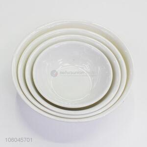 Chinese style white melamine soup bowl