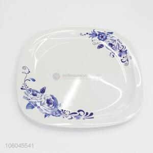 High-grade melamine dinnerware plate for wholesale