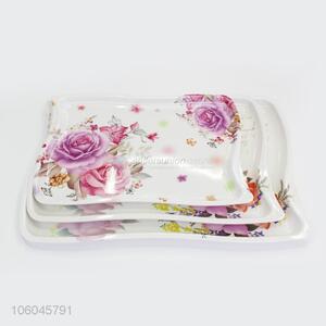 Customized luxury melamine plastic <em>salver</em> for food service