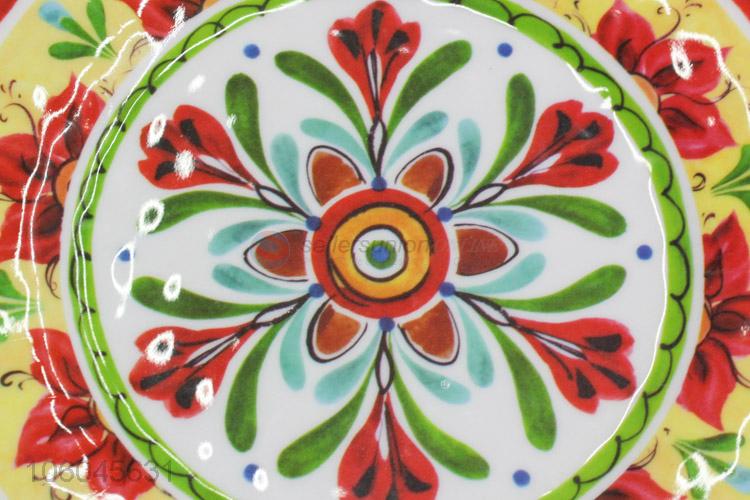 Wholesale price round melamine shallow plates