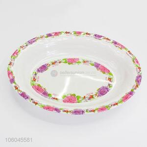 Wholesale melamine plastic noodle soup bowls flowers print