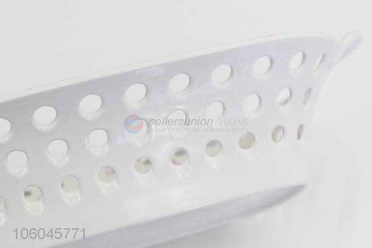 Top grade flower design printing plastic melamine fruit vegetable basket
