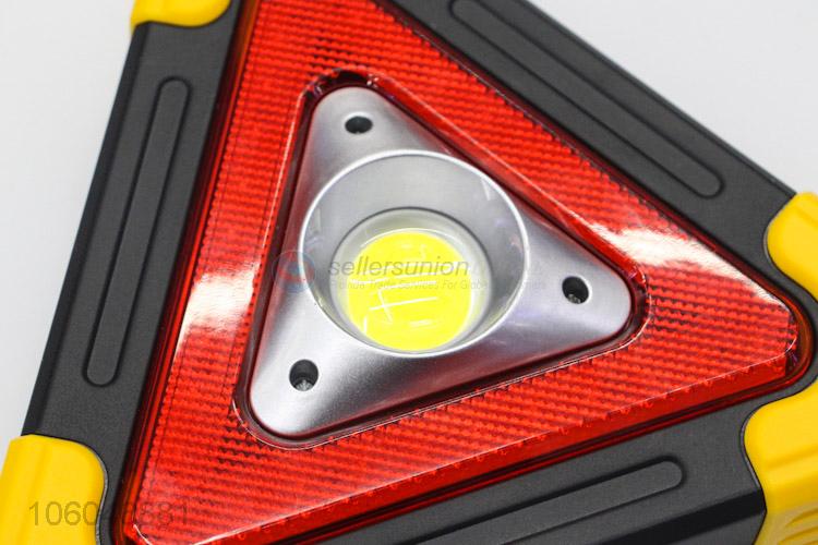 Factory price solar led warning triangle sign light for road safety