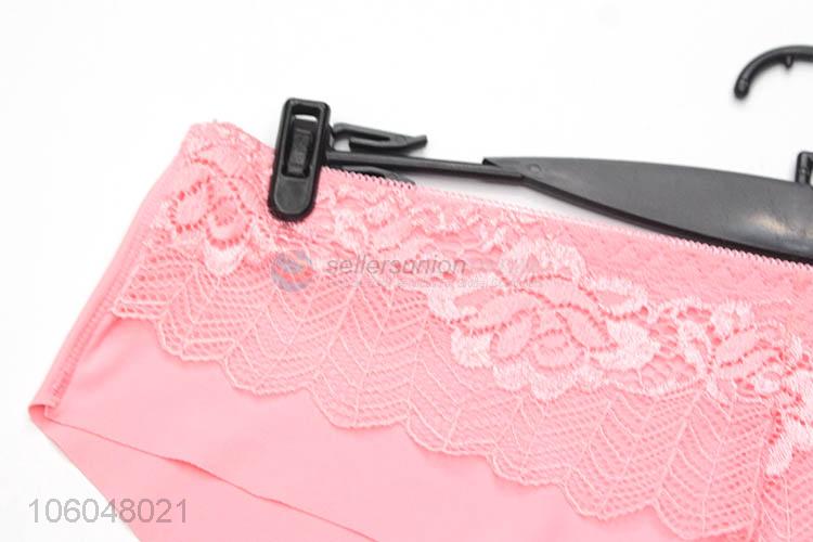 Superior factory ladies sexy exquisite seamless lace underpant panties