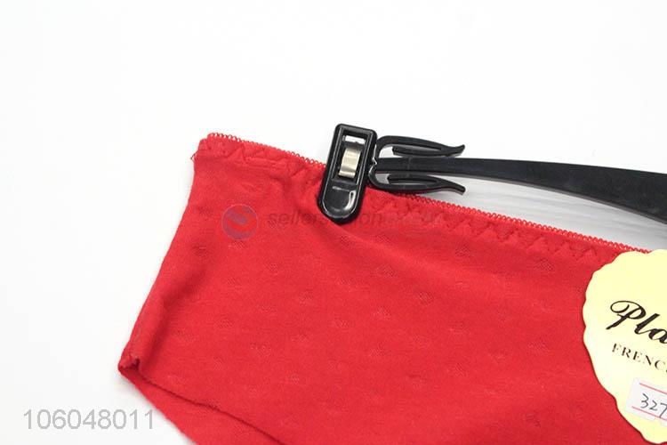 Promotional price women soft breathable cotton underpant for summer