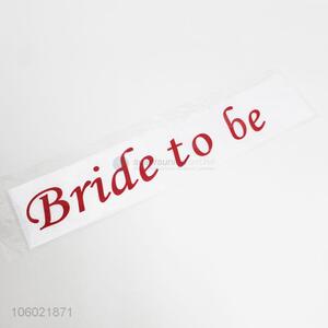 Low price party sash bridal shower bride to be sash